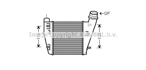 AVA QUALITY COOLING tarpinis suslėgto oro aušintuvas, kompresorius RT4423